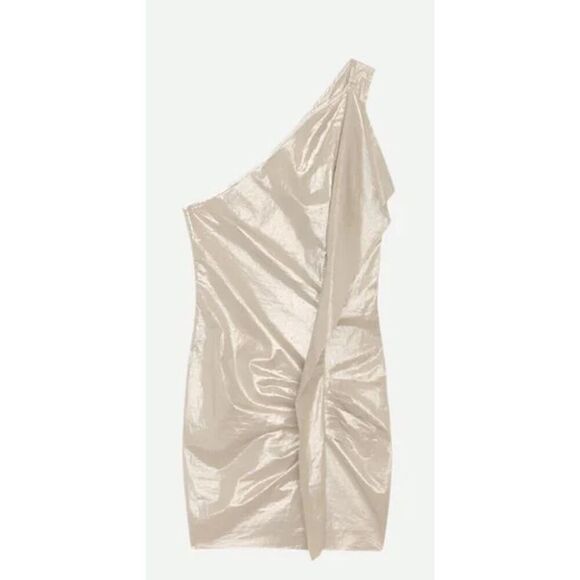 Isabel Marant Kendal Dress in Champagne BWT Size 40/US 8 - Picture 1 of 13